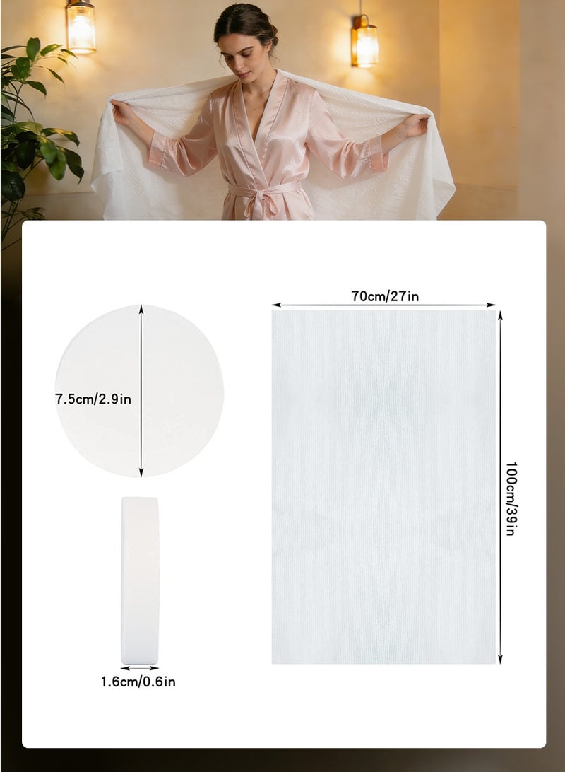 BEIRUI 4PCS Large compressed towel, disposable cotton bath towelPortableLightweight and reusableSuitable for hikingCampingSwimming and Travel70*100cm - Image 3